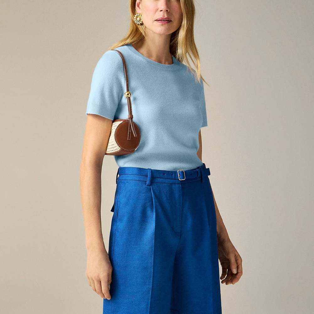J Crew Cashmere Shrunken T Shirt Size XXS